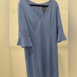 Adriana Papell 18 blue cocktail dress